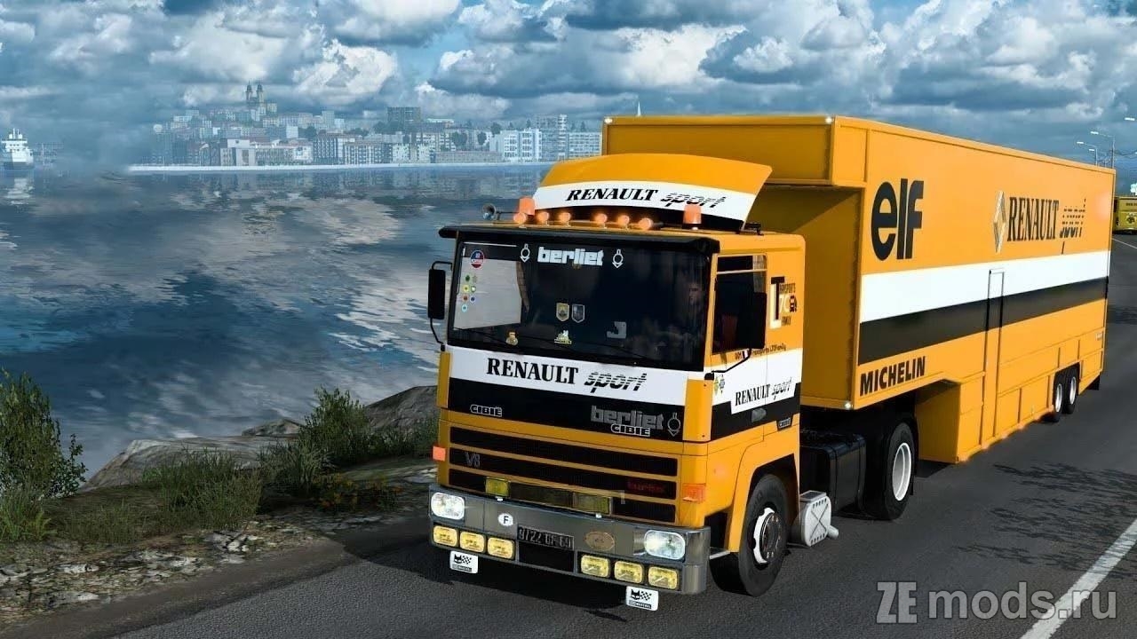 Berliet Centaure + Trailers (1.0) для Euro Truck Simulator 2