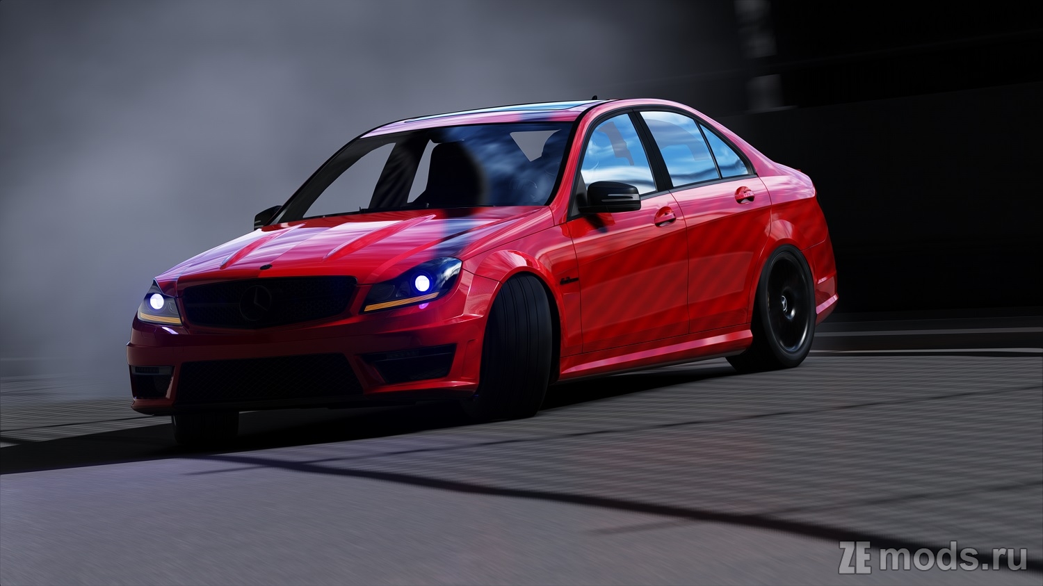 Мод Mercedes-Benz C63 PACK PERFO / 514 CH - 621Nm для Assetto Corsa