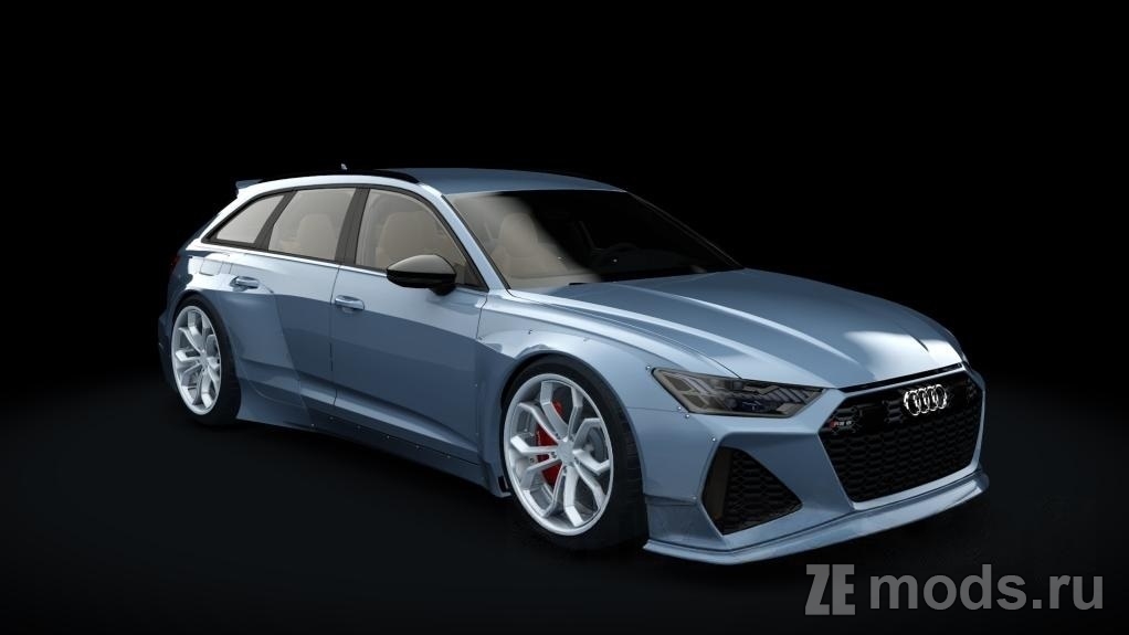 Мод Audi RS6 Avant C8 2020 Widebody (1.1) для Assetto Corsa