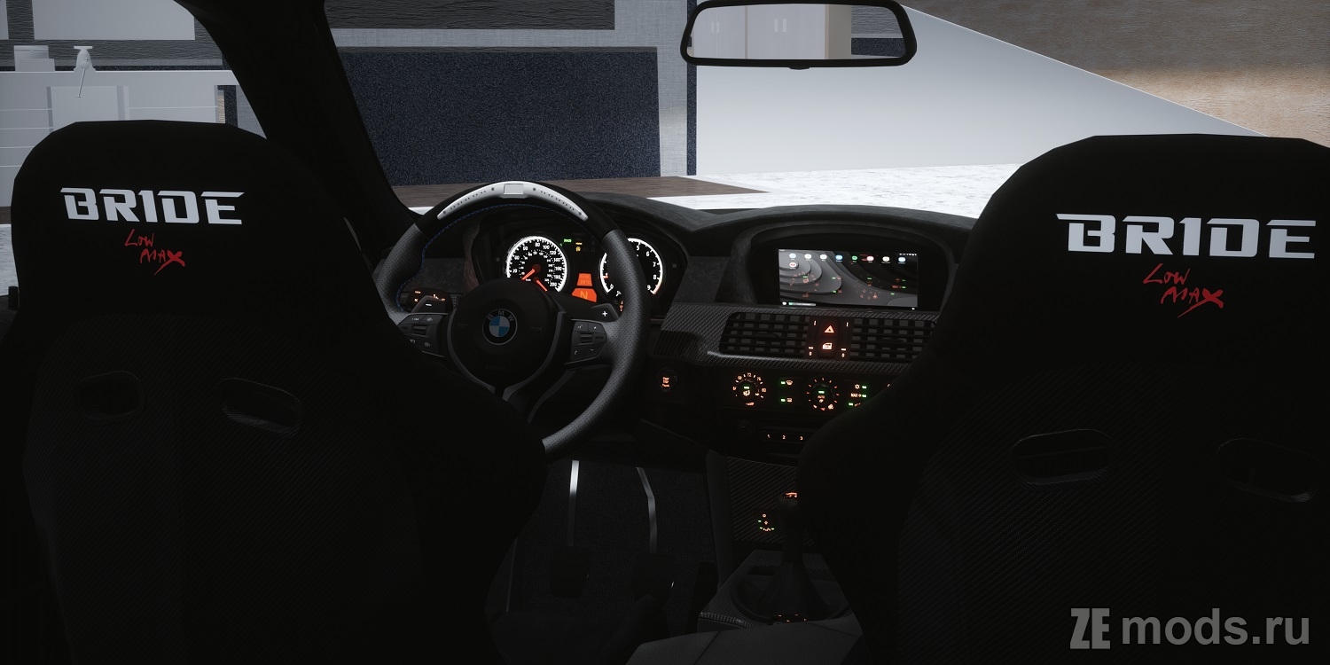 Мод BMW M5 E60 Carbon Edition MLZ для Assetto Corsa