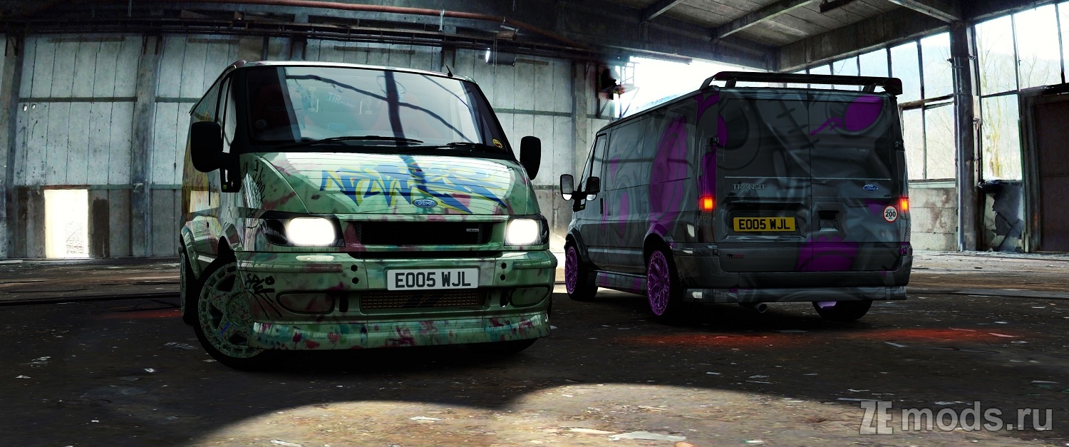 Ford Transit Tuning pack для Assetto Corsa