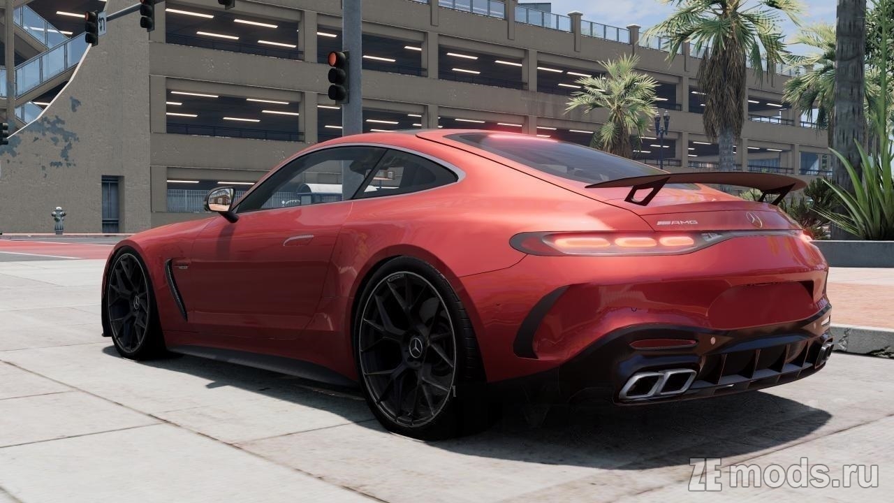 Мод Mercedes-Benz AMG GT63 Coupe 2024 (1.1) для BeamNG.drive