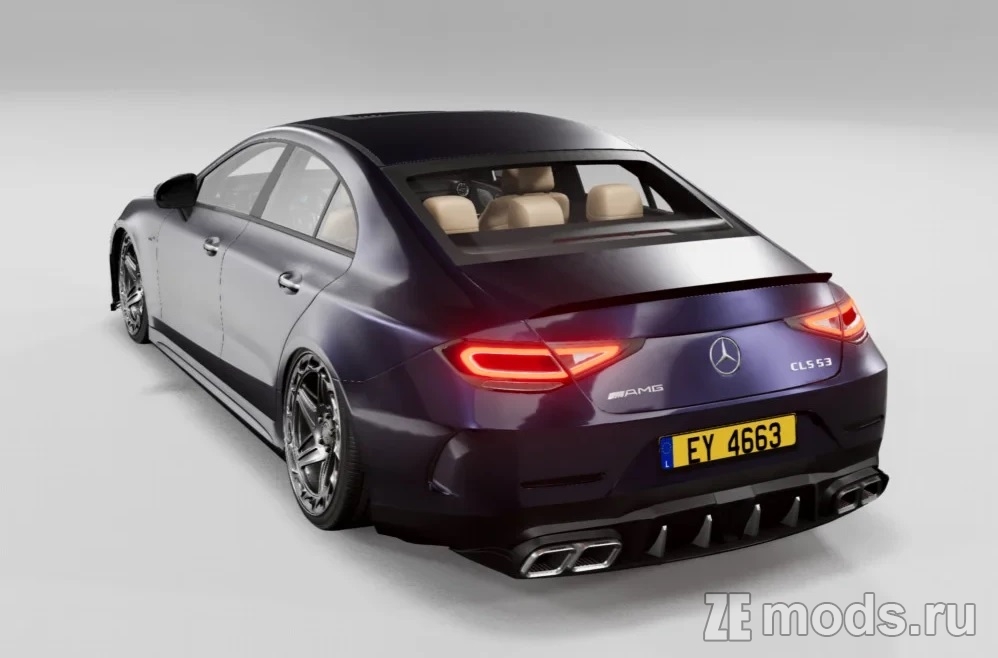 Мод Mercedes-Benz CLS Class C257 (1.0) для BeamNG.drive