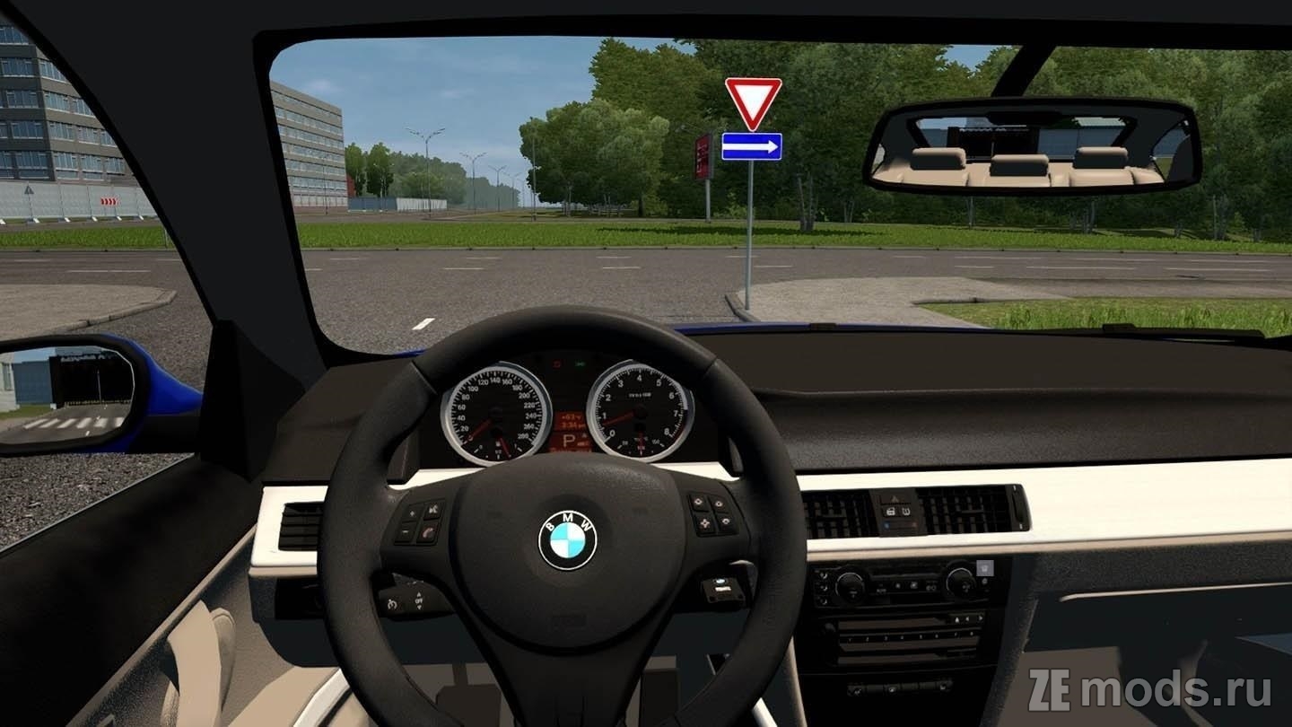 Мод BMW 3 E90 для City Car Driving