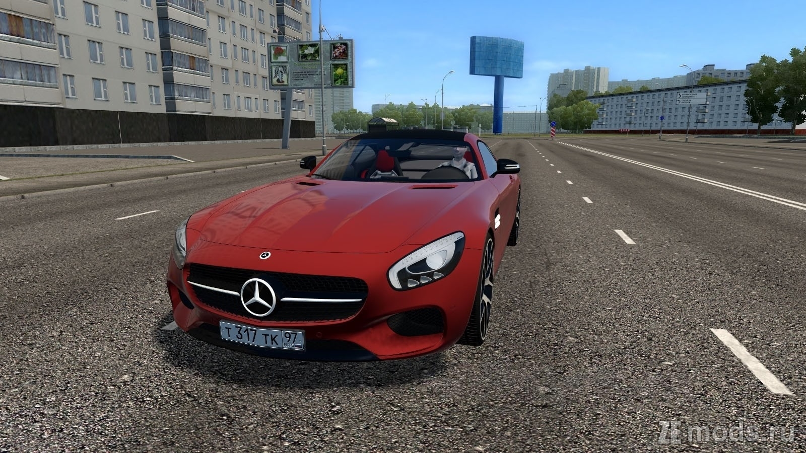 Мод Mercedes-Benz AMG GT для City Car Driving