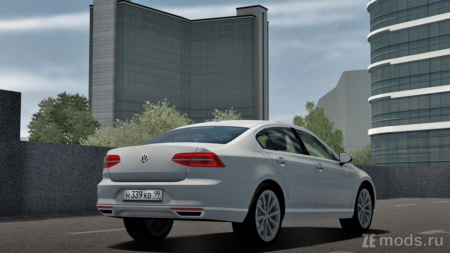 Мод Volkswagen Passat B8 Sedan 2015 для City Car Driving