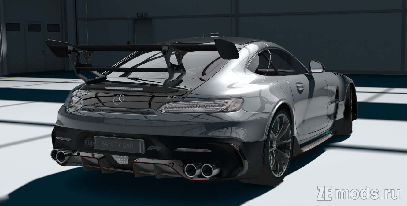 Мод Mersedes-AMG GT Black Series P One Edition для Assetto Corsa