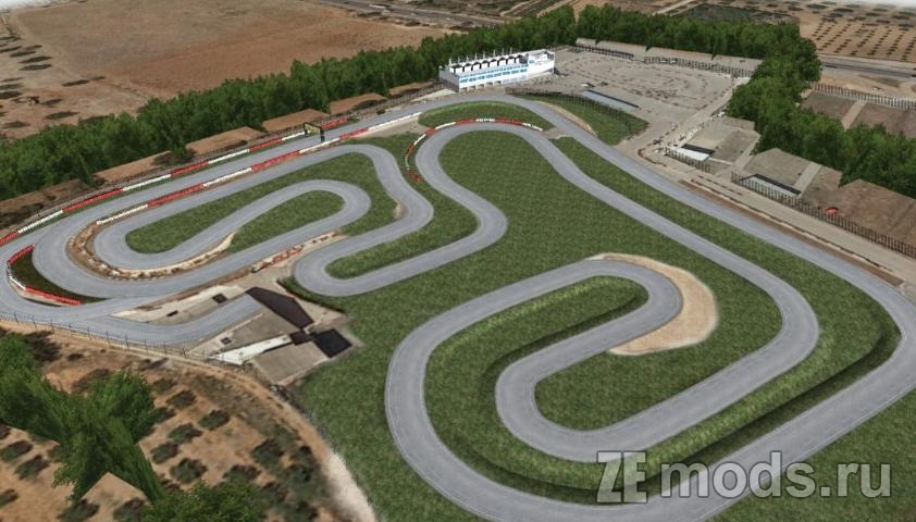 Интересная Карта Circuito De Karting De Vendrell (0.8) для Assetto Corsa