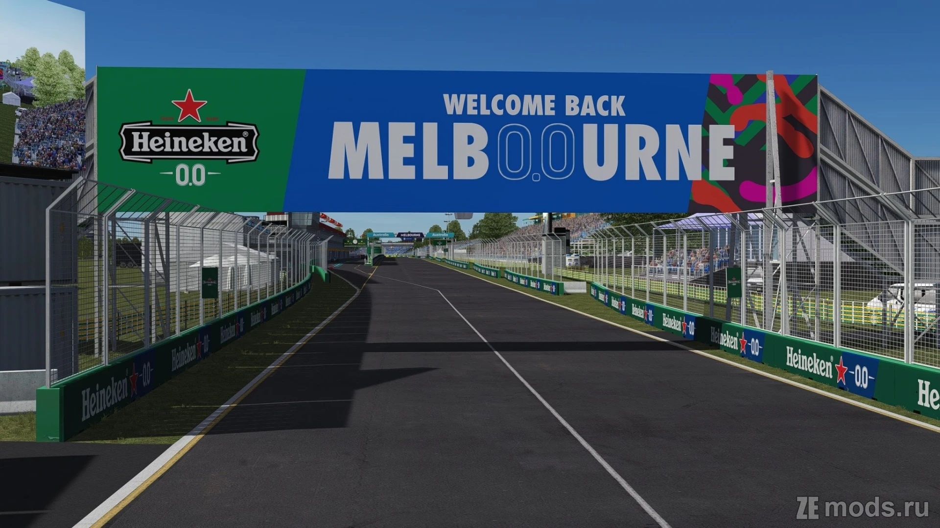 Карта "Melbourne Formula 1 2022 Grand Prix Add-ons Extension (for melbourne22 track)" для Assetto Corsa