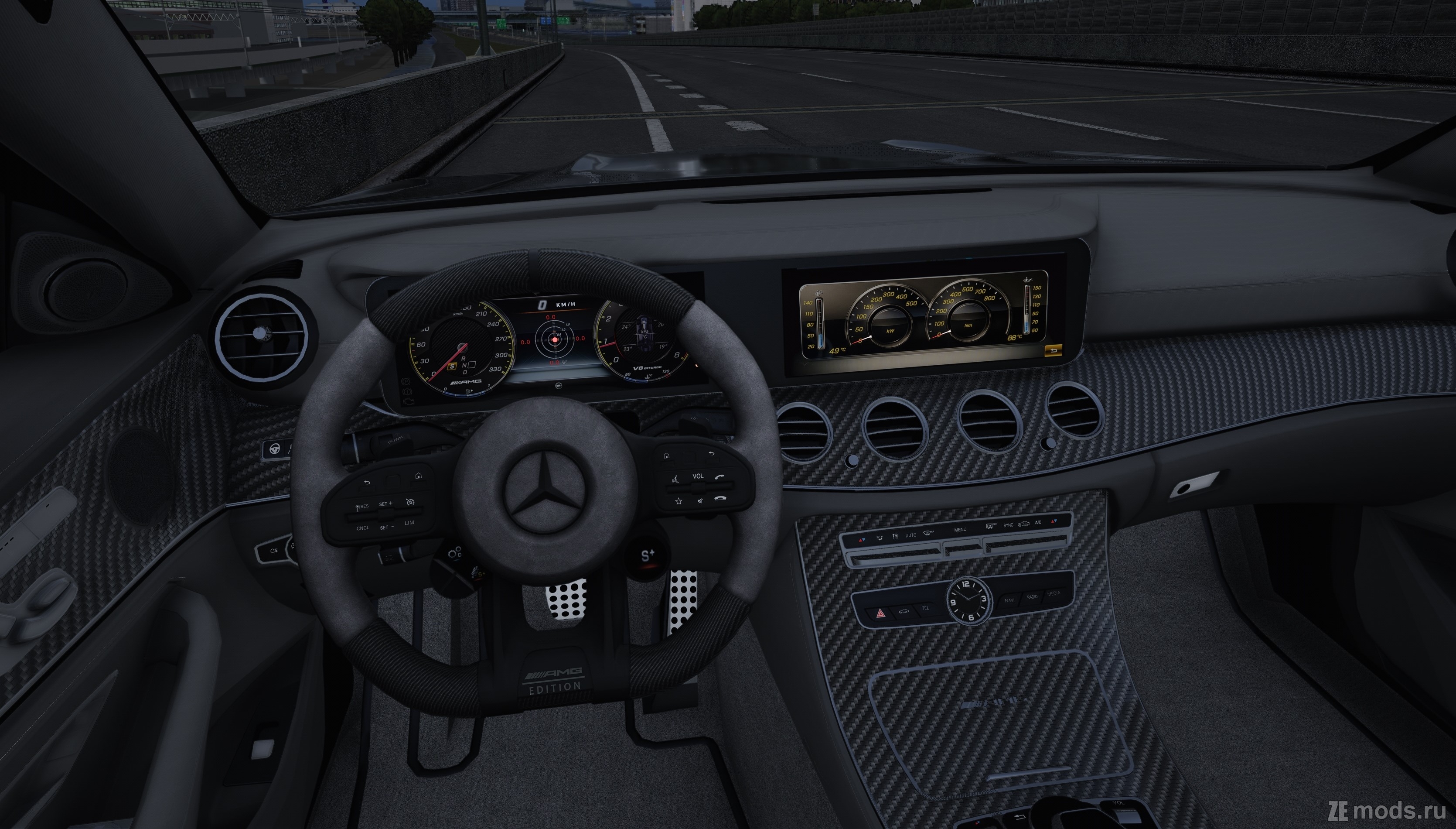 Мод Mercedes-Benz E63S AMG TeamSESH для Assetto Corsa