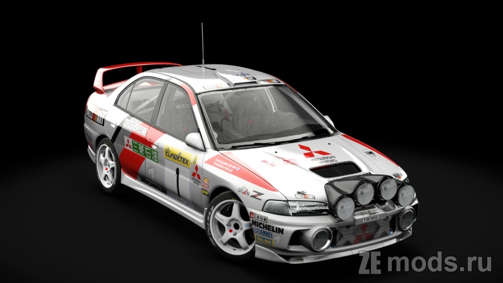 Мод Mitsubishi Lancer EVO 4 LF Gr.A AWD для Assetto Corsa