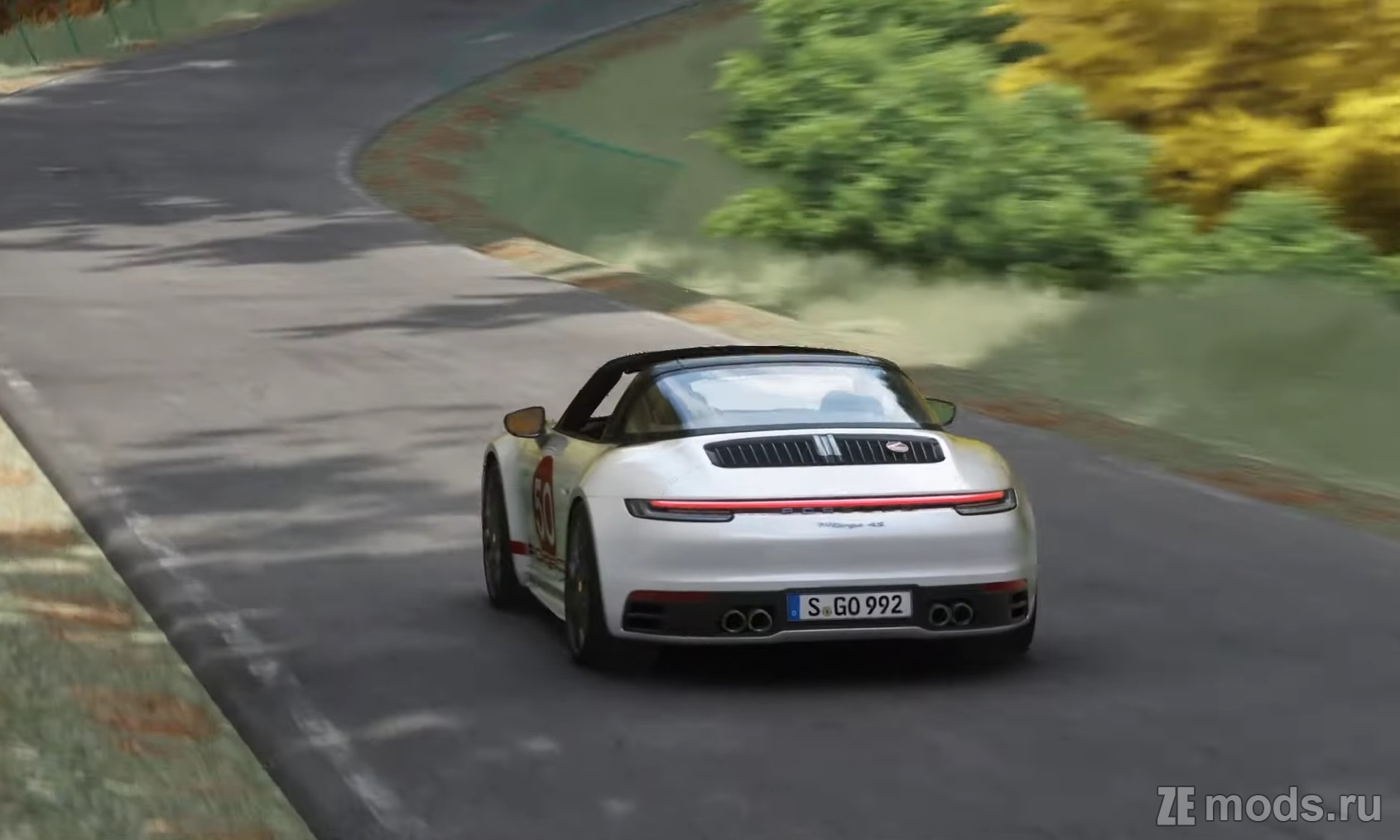 Мод Porsche 911 Targa 4S (2.3) для Assetto Corsa