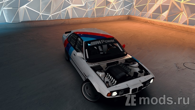 Мод 687 Bros BMW M5 E34 Sedan для Assetto Corsa