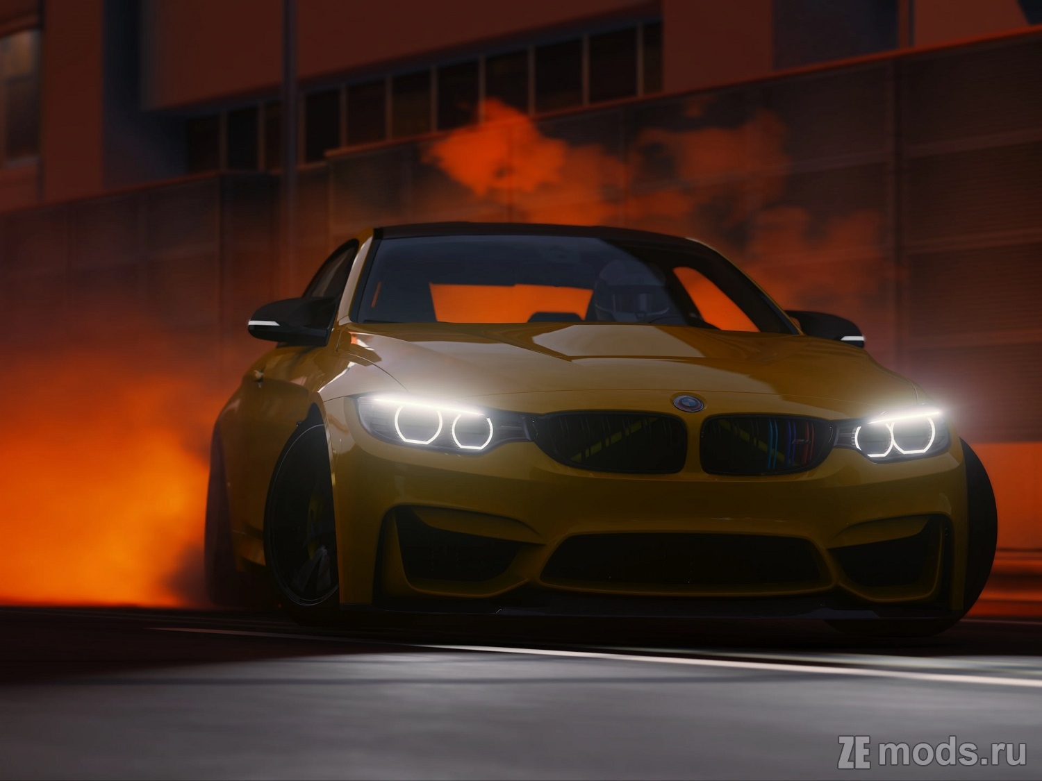 Мод BMW M4 CS Street Sliders (1.15) для Assetto Corsa