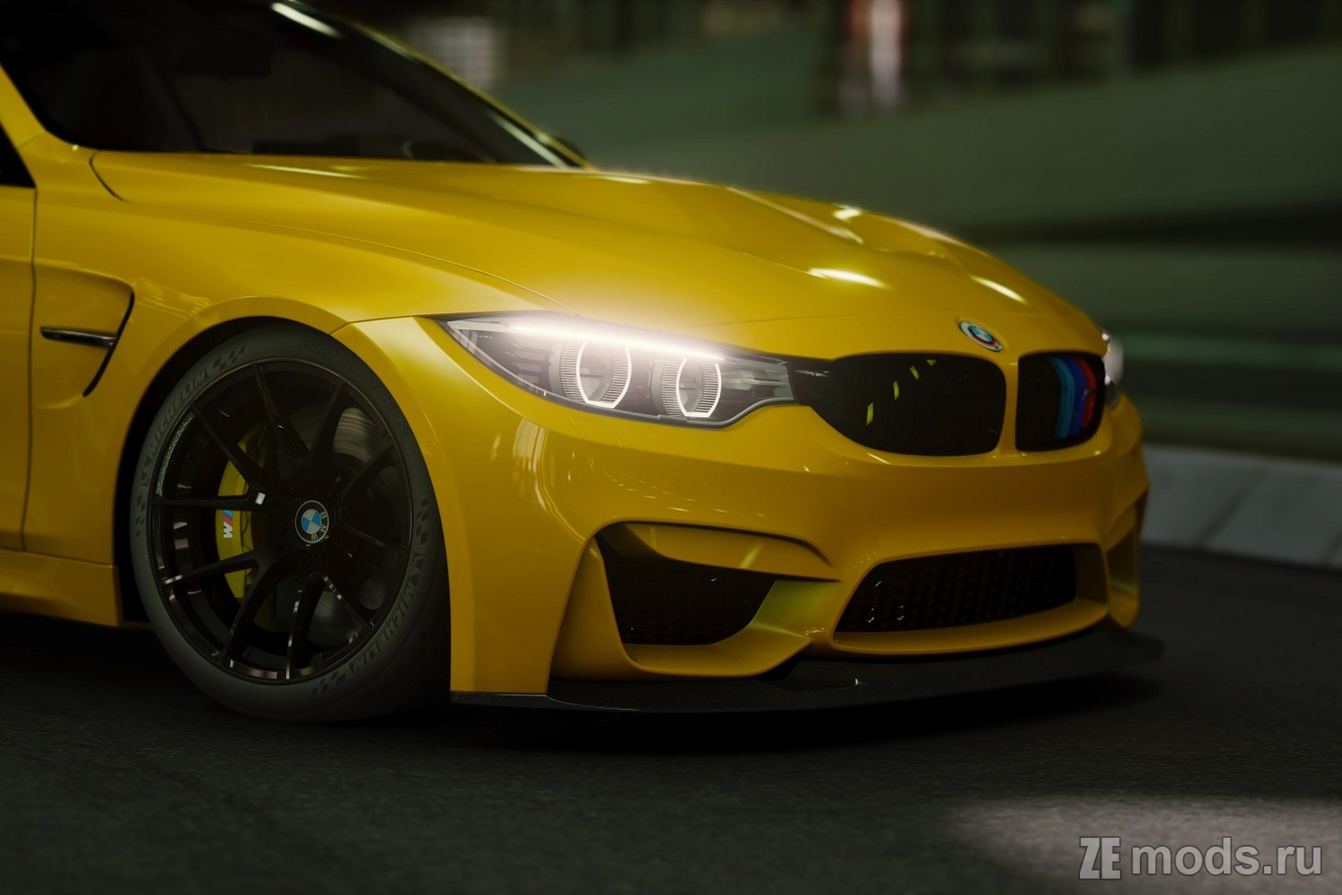 Мод BMW M4 CS Street Sliders (1.15) для Assetto Corsa