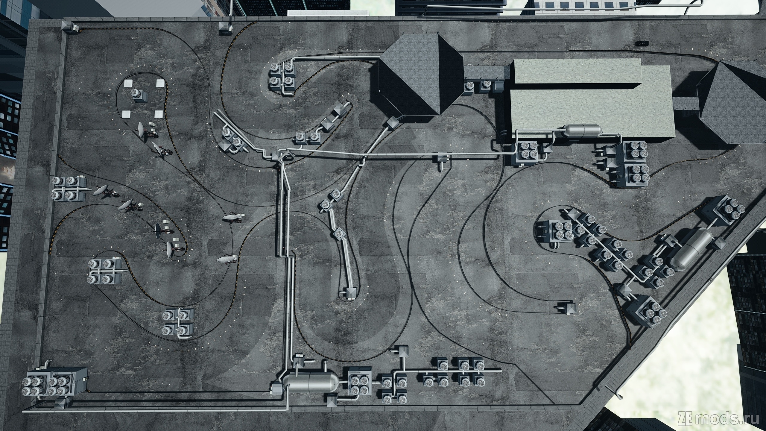 Карта Hexmod Roof Drift для Assetto Corsa
