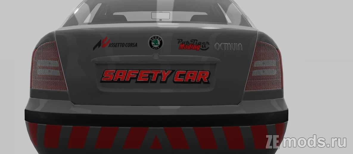 Мод Skoda Octavia 1.9 TDI Safety Car (1.4) для Assetto Corsa