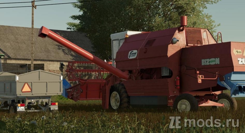 Мод Комбайн Bizon Gigant Z061 (1.3) для Farming Simulator 22