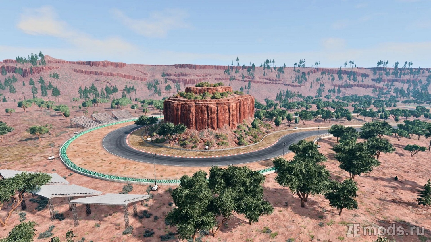 Карта Drift Canyon для BeamNG.drive