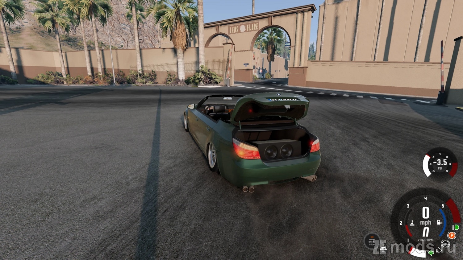 Мод BMW E60 Cabriolet (2.0) для BeamNG.drive