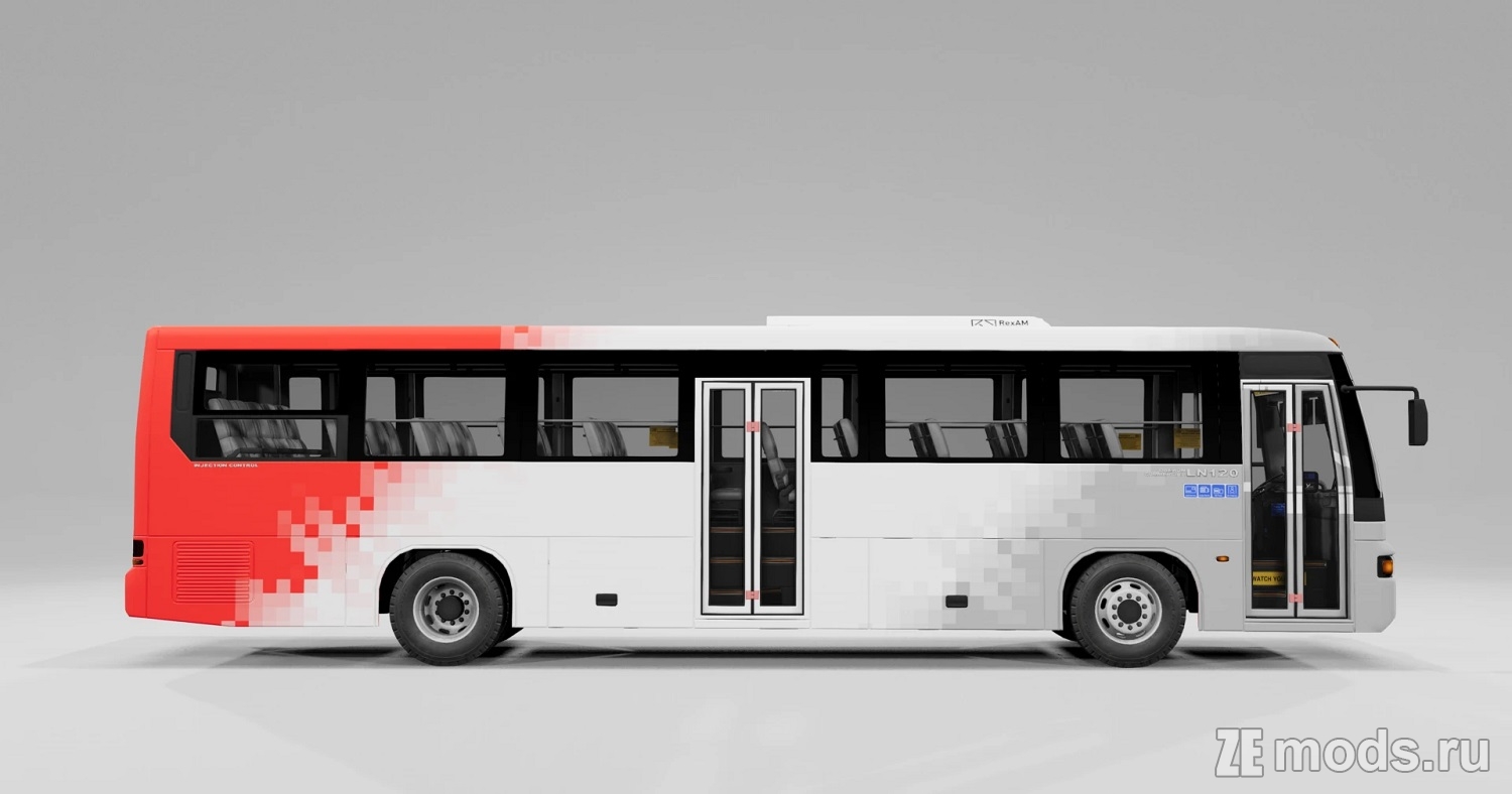 Мод Hirochi Aero Japanese Bus (0.32.x) для BeamNG.drive