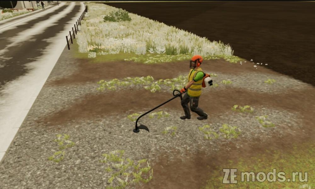 Мод Бензиновый Кусторез (Brush Cutter) v1.3 для Farming Simulator 22