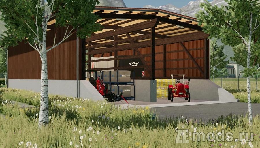 Мод Bunkersilo Shed (1.0) для Farming Simulator 22