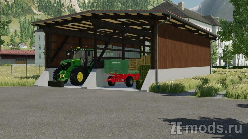 Мод Bunkersilo Shed (1.0) для Farming Simulator 22