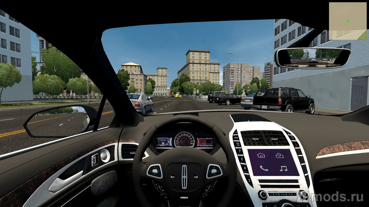 Мод Lincoln MKZ 2020 для City Car Driving