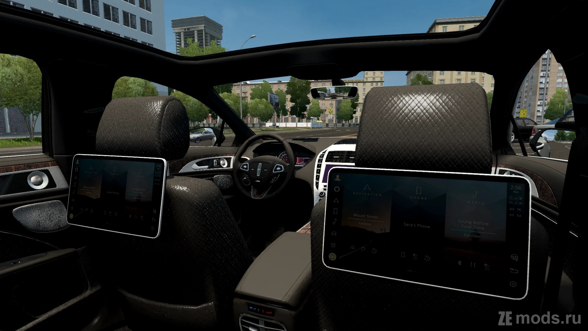 Мод Lincoln MKZ 2020 для City Car Driving