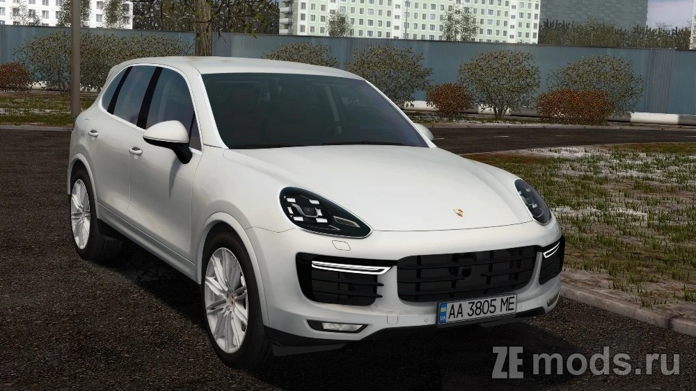 Мод Porsche Cayenne Turbo S 2016 (1.0) для City Car Driving