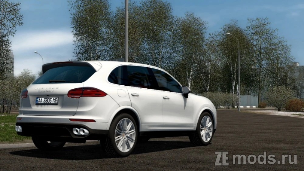 Мод Porsche Cayenne Turbo S 2016 (1.0) для City Car Driving