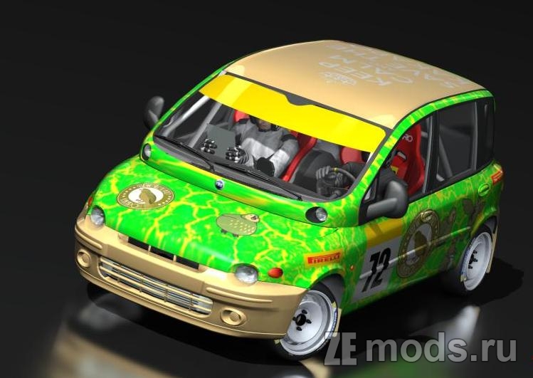 Мод Fiat Multipla 16v Gr.N (1.0) для Assetto Corsa