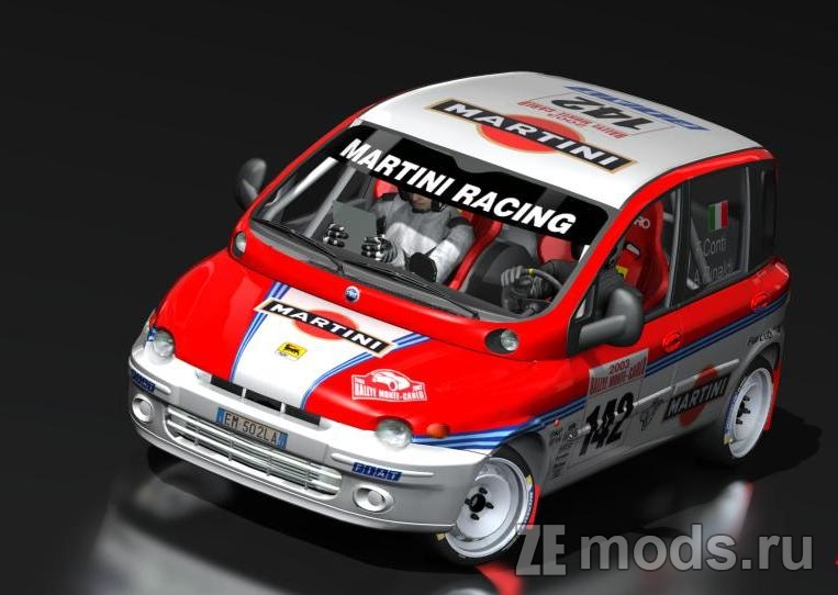 Мод Fiat Multipla 16v Gr.N (1.0) для Assetto Corsa