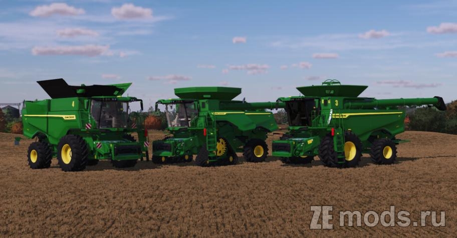Комбайн Джон Дир S7 v1.0 для Farming Simulator 22