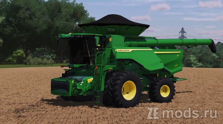 Комбайн John Deere S7 (1.0) для Farming Simulator 22
