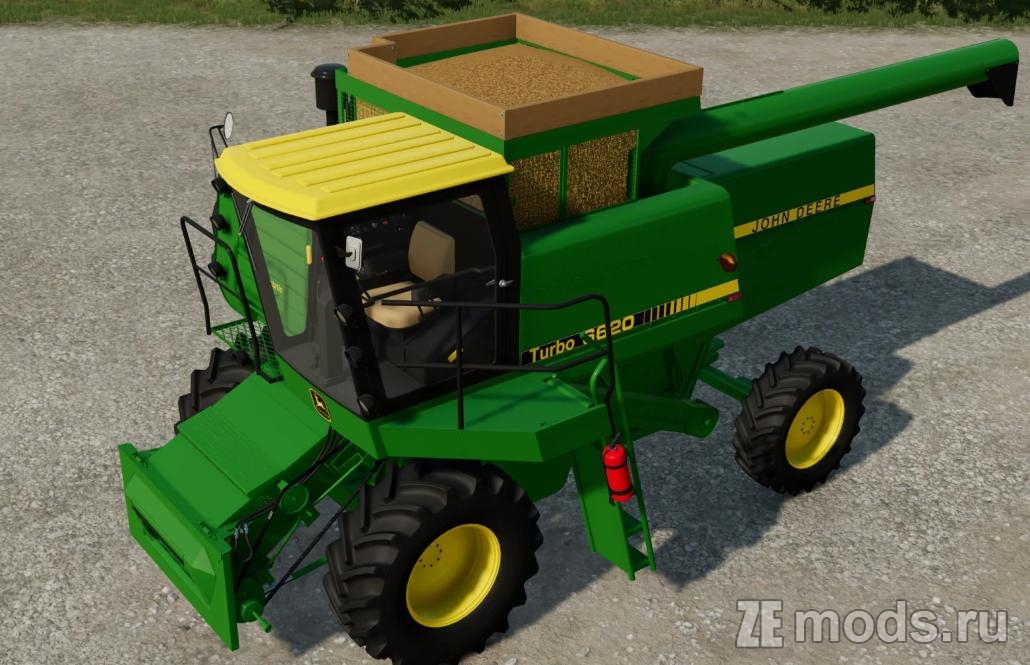 Мод Комбайн John Deere Titans (2.0) для Farming Simulator 22