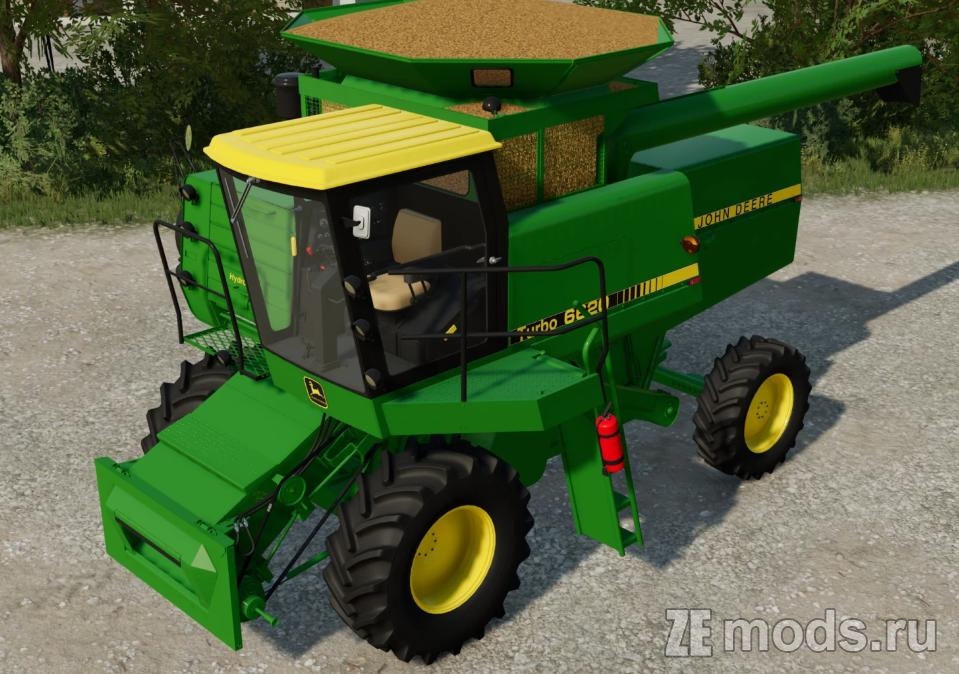 Мод Комбайн John Deere Titans (2.0) для Farming Simulator 22