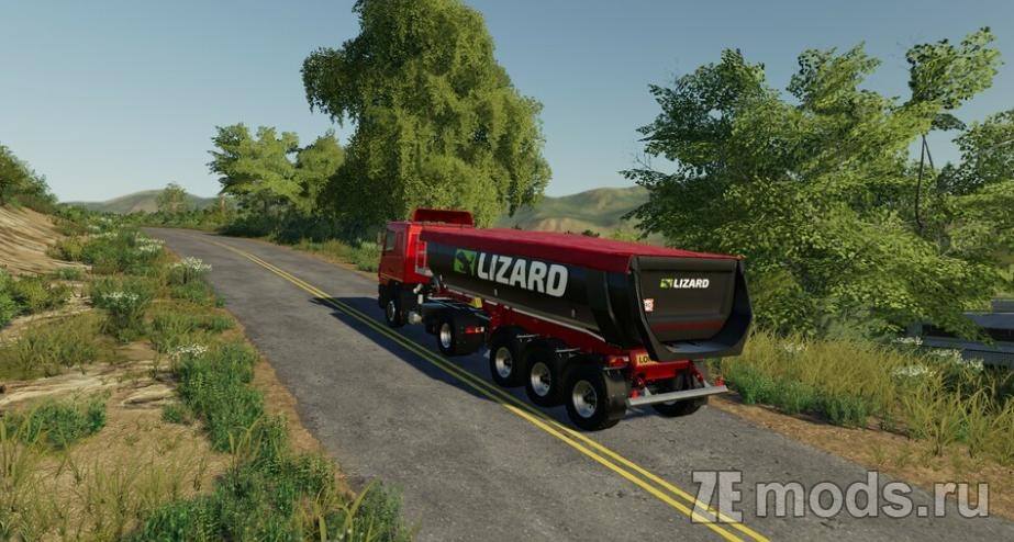 Полуприцеп Lizard Titan (1.0) для Farming Simulator 19