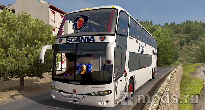 Автобус Marcopolo G6 1800 DD 6X2 для Euro Truck Simulator 2