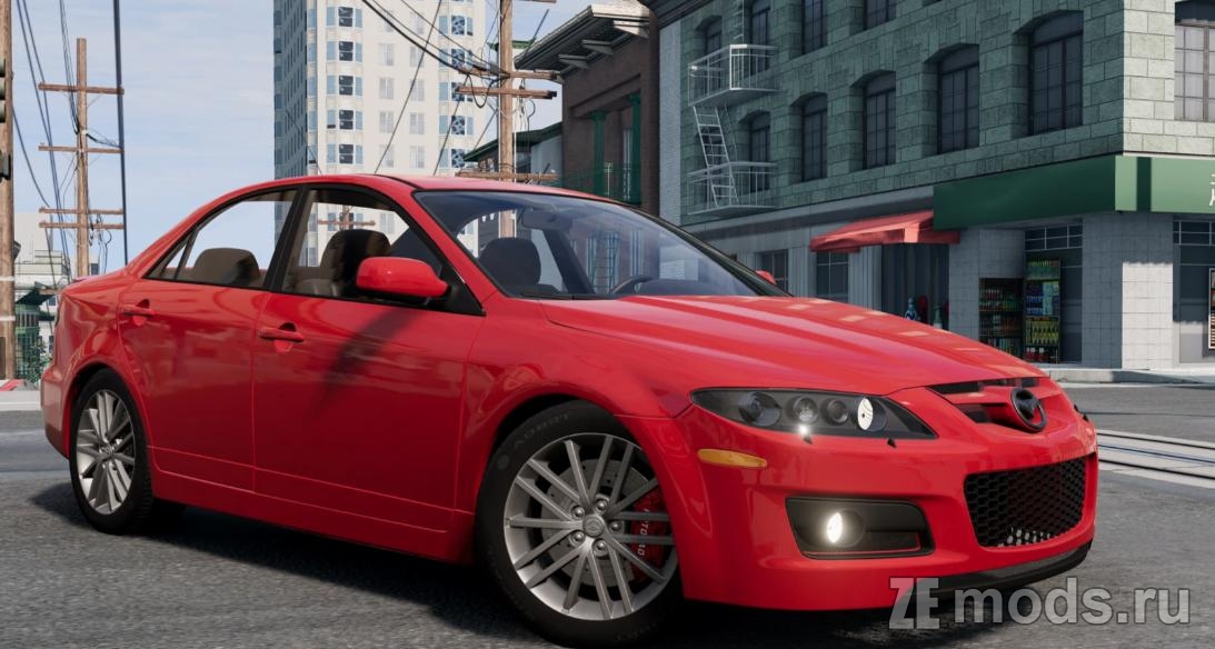 Автомобиль Mazda Speed 6 (1.1) для BeamNG.Drive