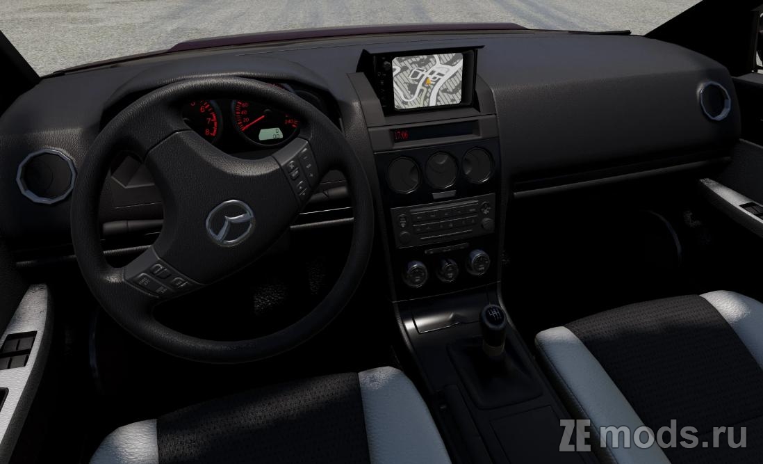 Мод Mazda Speed 6 v1.1 для игры BeamNG.Drive