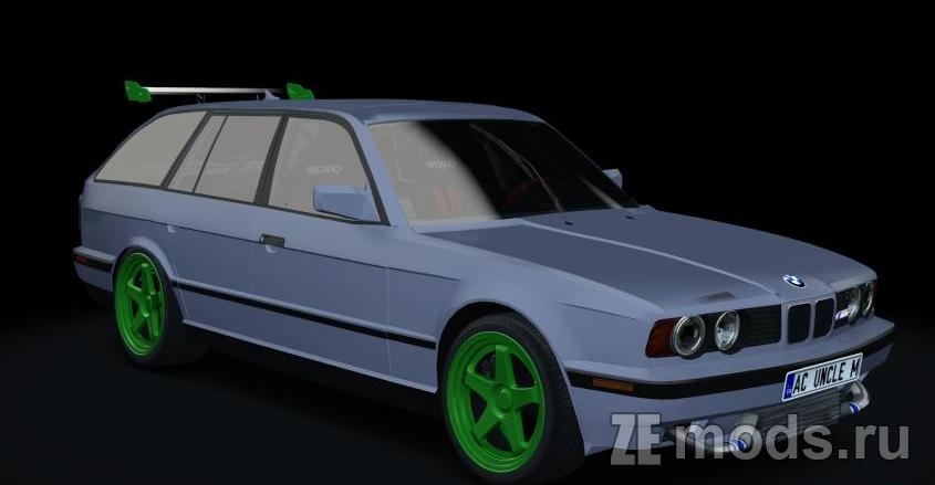 Мод BMW M5 E34 TOURING DRIFT (1.0) для Assetto Corsa