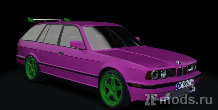 Мод BMW M5 E34 TOURING DRIFT (1.0) для Assetto Corsa