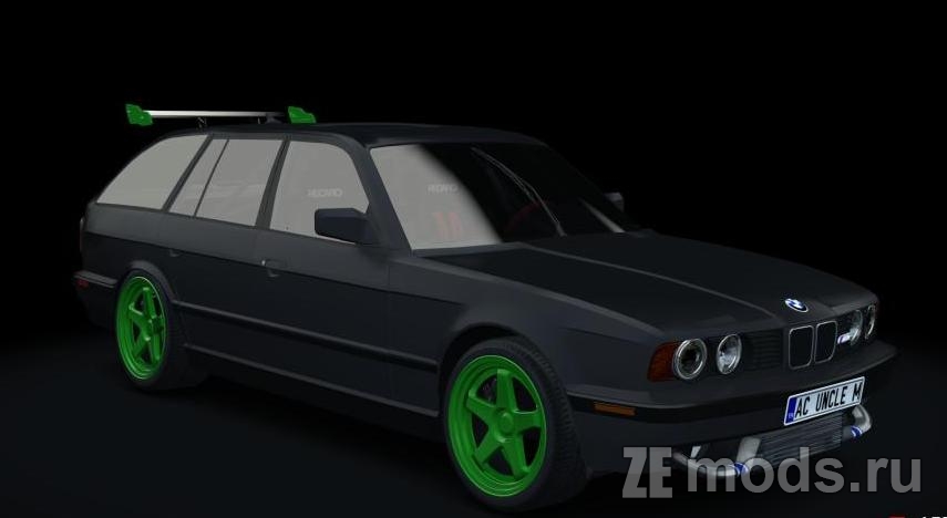 Мод BMW M5 E34 TOURING DRIFT (1.0) для Assetto Corsa