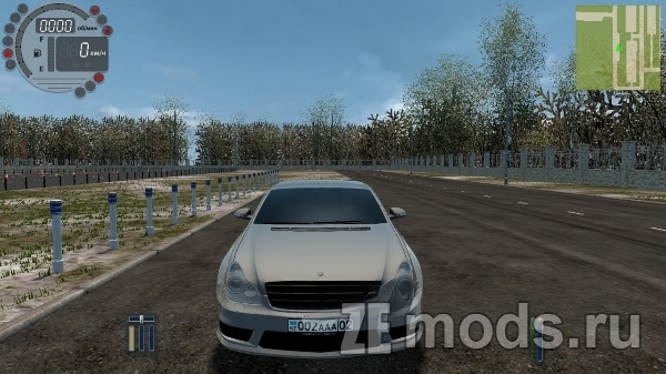 Автомобиль Mercedes CLS500 для Car City Driving (1.5.1-1.5.3)
