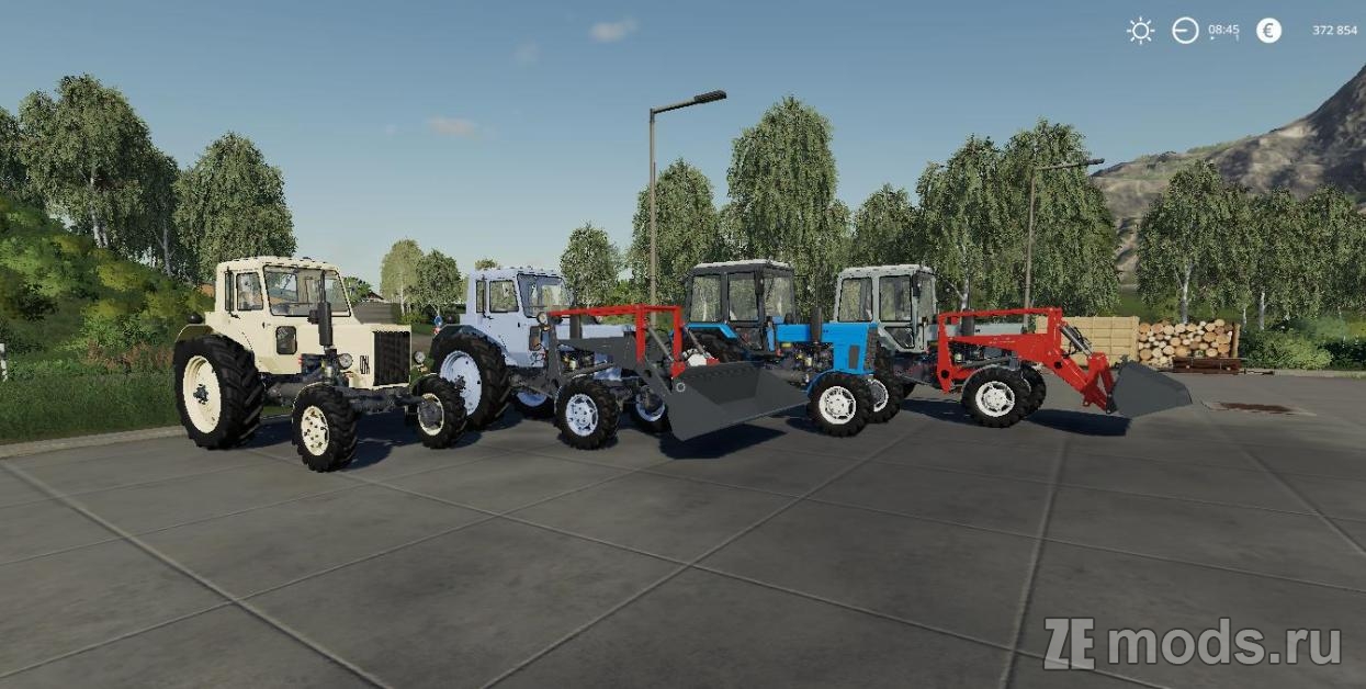 Мод Пак тракторов МТЗ (1.0.0.2) для Farming Simulator 19