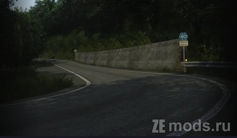 Мод Карта Nagao Real Uphill (1.0) для Assetto Corsa