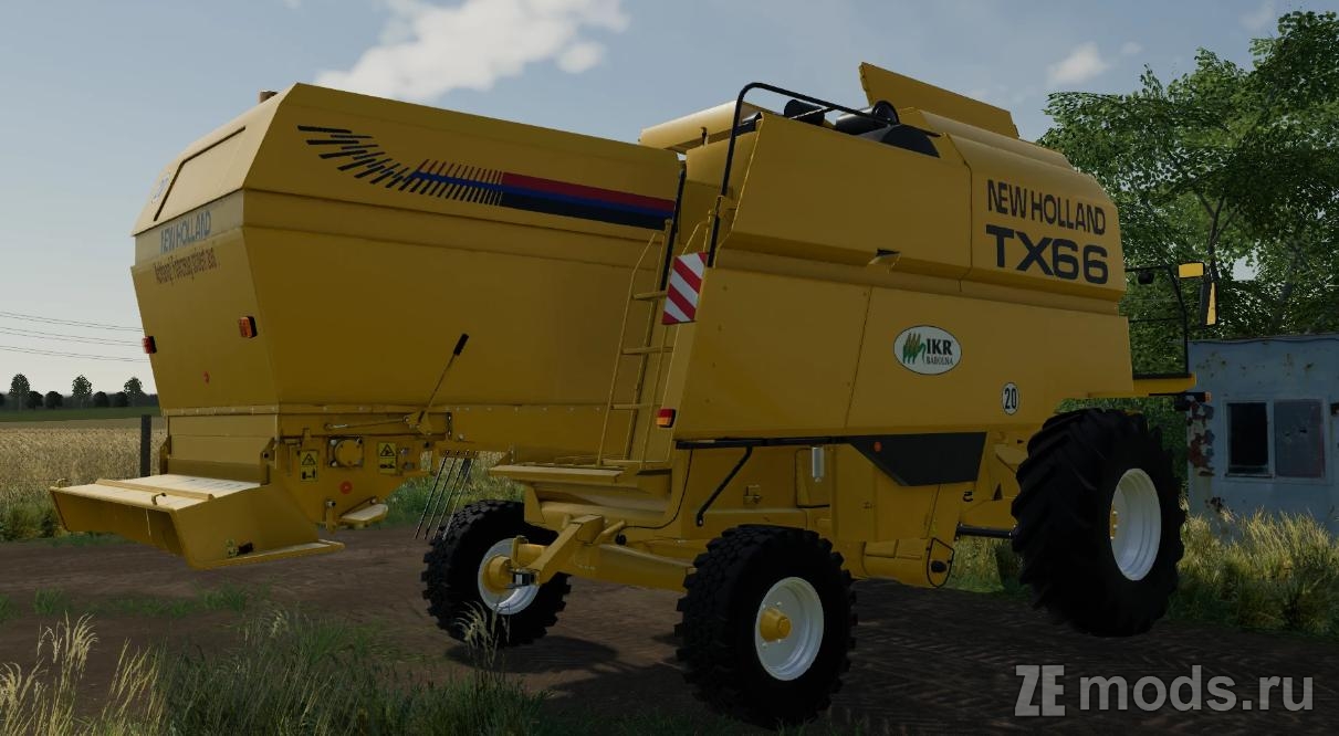 Мод Комбайн New Holland TX 66 (1.0) для Farming Simulator 19