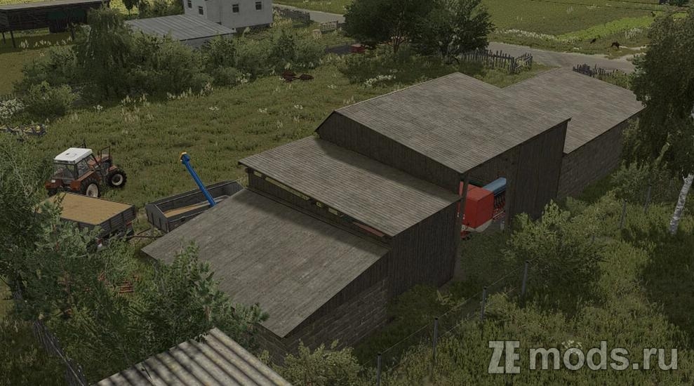 Старый сарай для техники (1.0) для Farming Simulator 22